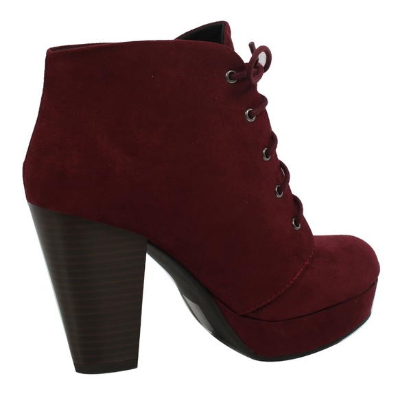 Size 8 Vino Faux Suede Lace Up Platform Ankle Boot - Picture 3 of 7